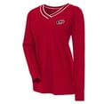 thumbnail image 1 of Women's Antigua  Red Carolina Hurricanes Symbolic V-Neck Long Sleeve T-Shirt, 1 of 1