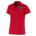 thumbnail image 1 of Women's Antigua Red Cleveland Buckeyes Compass Polo, 1 of 1