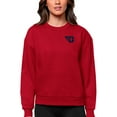 thumbnail image 1 of Women's Antigua Red Dayton Flyers Logo Victory Crewneck Pullover Sweatshirt, 1 of 1