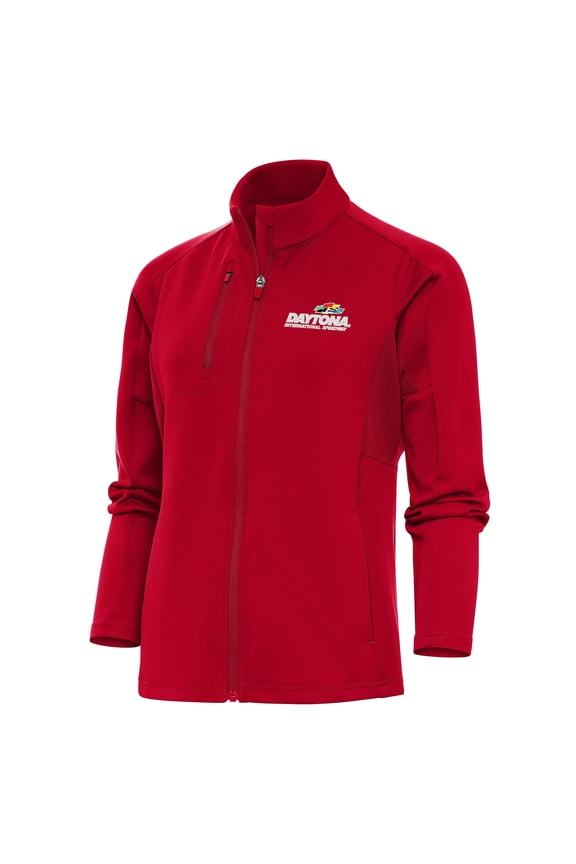 Women's Antigua  Red Daytona International Speedway Generation Full-Zip Jacket