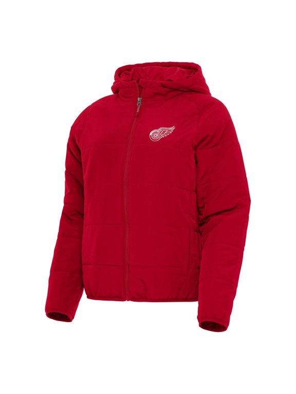 Women's Antigua Red Detroit Red Wings Universe Full-Zip Puffer Jacket