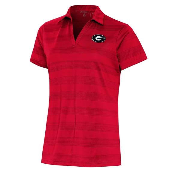 Women's Antigua Red Georgia Bulldogs Compass Polo