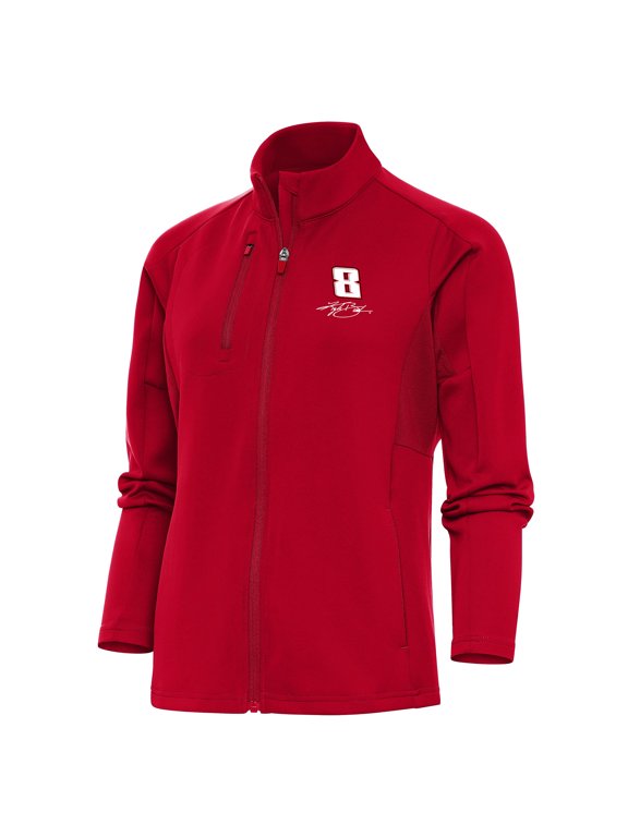 Women's Antigua Red Kyle Busch Generation Full-Zip Jacket