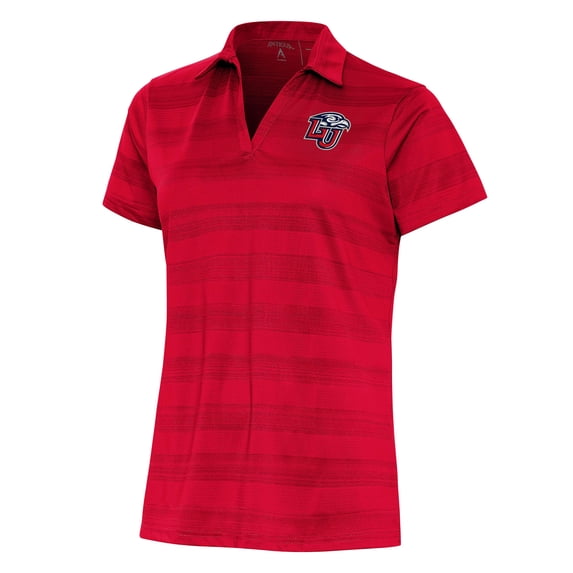 Women's Antigua Red Liberty Flames Compass Polo