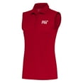 thumbnail image 1 of Women's Antigua  Red MIT Engineers Tribute Sleeveless Polo, 1 of 1