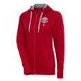thumbnail image 1 of Women's Antigua Red Memphis Red Sox Victory Full-Zip Hoodie, 1 of 1