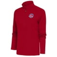 thumbnail image 1 of Women's Antigua Red Motor City Cruise Tribute Half-Zip Pullover Top, 1 of 1