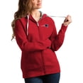 thumbnail image 1 of Women's Antigua Red New England Patriots Victory Full-Zip Hoodie, 1 of 1