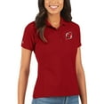 thumbnail image 1 of Women's Antigua Red New Jersey Devils Legacy Pique Polo, 1 of 1
