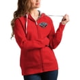 thumbnail image 1 of Women's Antigua Red New Orleans Pelicans Victory Full-Zip Hoodie, 1 of 1