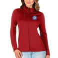 thumbnail image 1 of Women's Antigua Red Philadelphia 76ers Generation Full-Zip Jacket, 1 of 1