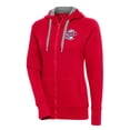 thumbnail image 1 of Women's Antigua  Red Rome Braves Victory Full-Zip Hoodie, 1 of 1