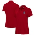 thumbnail image 1 of Women's Antigua Red St. Louis Cardinals Independence Day Patriotic Logo Era Polo, 1 of 3