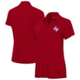 thumbnail image 1 of Women's Antigua Red Texas Rangers Independence Day Patriotic Logo Era Polo, 1 of 3