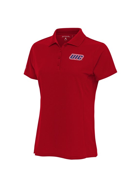 Women's Antigua Red UIC Flames Legacy Digital Thermal Pique Polo