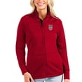 thumbnail image 1 of Women's Antigua Red USWNT Links Golf Full-Zip Jacket, 1 of 1