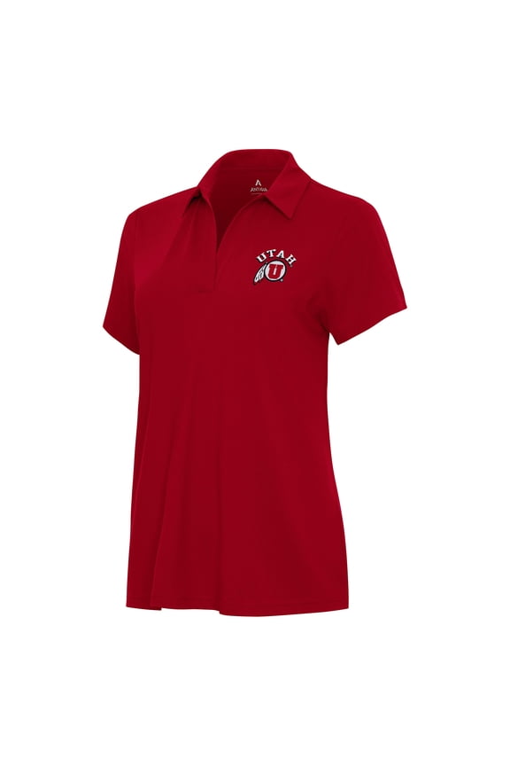 Women's Antigua Red Utah Utes Era Polo