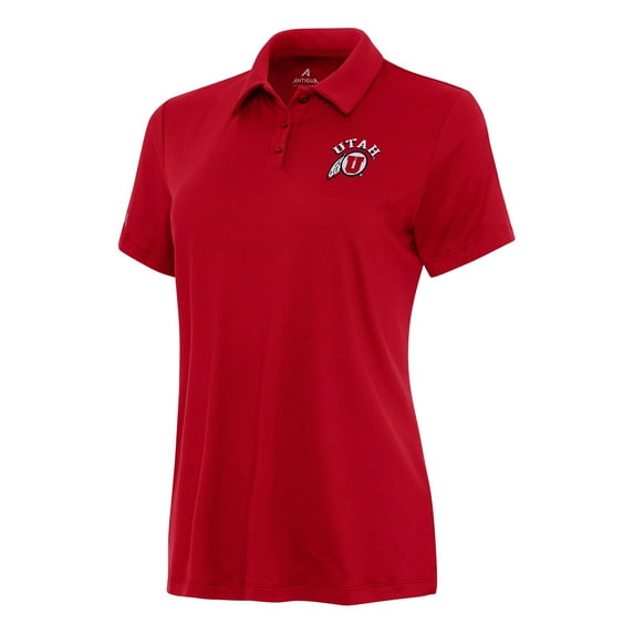 Women's Antigua Red Utah Utes Reprocess Polo