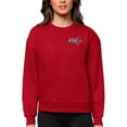 thumbnail image 1 of Women's Antigua Red Washington Capitals Primary Logo Victory Crewneck Pullover Sweatshirt, 1 of 1