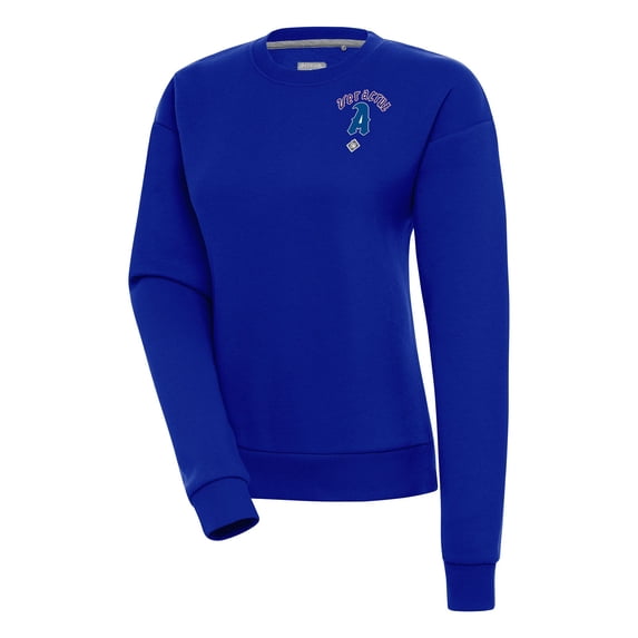 Women's Antigua Royal Azules de Veracruz Victory Crewneck Pullover Sweatshirt