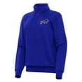 thumbnail image 1 of Women's Antigua  Royal Buffalo Bills Victory Quarter-Zip Top, 1 of 1