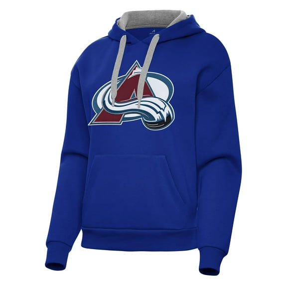 Women's Antigua Royal Colorado Avalanche Victory Pullover Hoodie