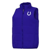 Women's Antigua  Royal Indianapolis Colts Experience Full-Zip Vest