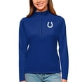 thumbnail image 1 of Women's Antigua Royal Indianapolis Colts Tribute Half-Zip Top, 1 of 1