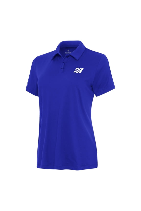 Women's Antigua Royal NASCAR Reprocess Polo