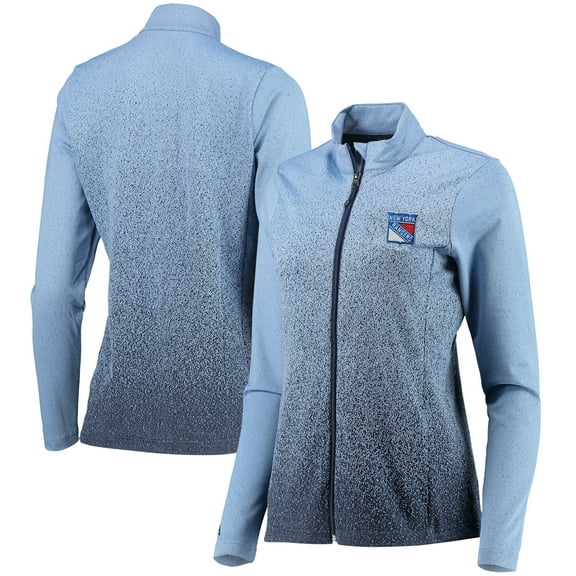Women's Antigua Royal/Navy New York Rangers Guide Desert Dry Full-Zip Jacket