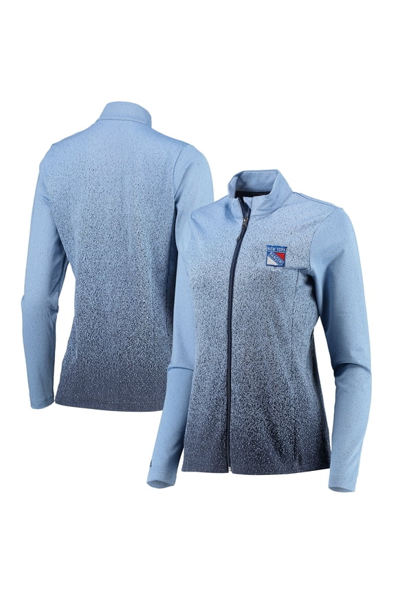 Women's Antigua Royal/Navy New York Rangers Guide Desert Dry Full-Zip Jacket