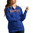thumbnail image 1 of Women's Antigua Royal New York Knicks Team Victory Full-Zip Hoodie, 1 of 1