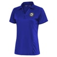 thumbnail image 1 of Women's Antigua  Royal Philadelphia 76ers Metallic Logo Tribute Polo, 1 of 1