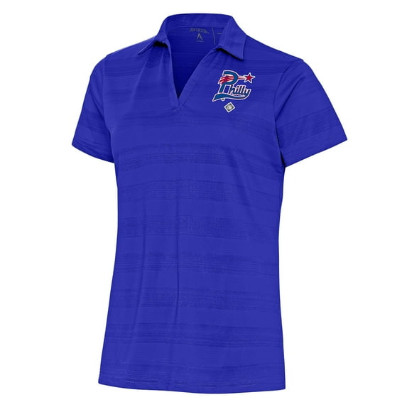 Women's Antigua Royal Philadelphia Stars Compass Polo