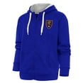 thumbnail image 1 of Women's Antigua Royal Real Salt Lake Logo Victory Full-Zip Hoodie, 1 of 1