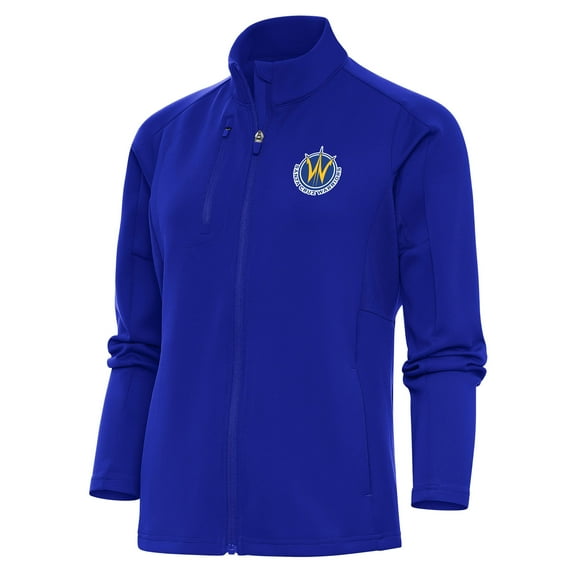 Women's Antigua Royal Santa Cruz Warriors Generation Full-Zip Jacket