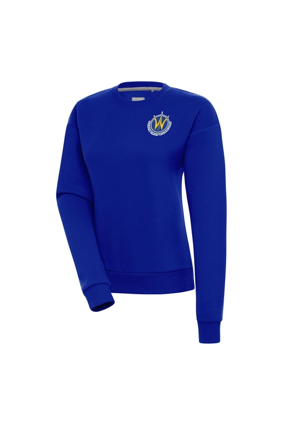 Women's Antigua Royal Santa Cruz Warriors Victory Pullover Sweatshirt
