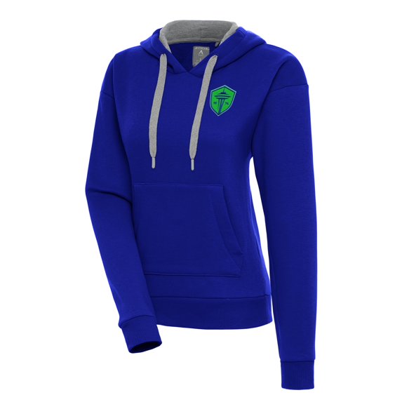 Women's Antigua Royal Seattle Sounders FC Victory Pullover Hoodie