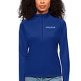 thumbnail image 1 of Women's Antigua  Royal Spelman College Jaguars Tribute Quarter-Zip Pullover Top, 1 of 1