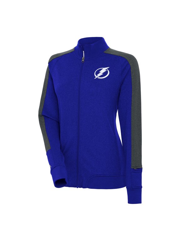 Women's Antigua Royal Tampa Bay Lightning Strike Full-Zip Track Jacket