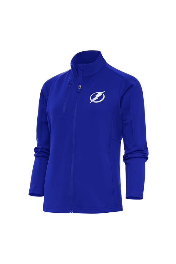 Women's Antigua Royal Tampa Bay Lightning Team Logo Generation Full-Zip Jacket