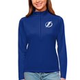 thumbnail image 1 of Women's Antigua Royal Tampa Bay Lightning Tribute Quarter-Zip Pullover Top, 1 of 1