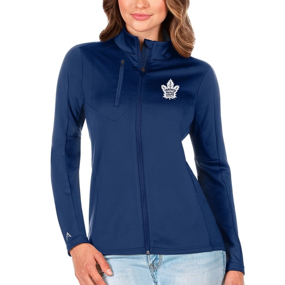 Women's Antigua Royal Toronto Maple Leafs Generation Full-Zip Jacket