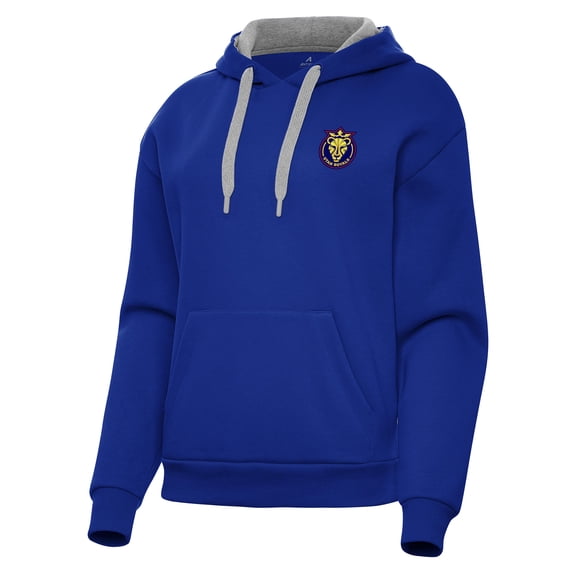 Women's Antigua Royal Utah Royals Victory Pullover Hoodie