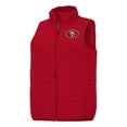 thumbnail image 1 of Women's Antigua  Scarlet San Francisco 49ers Experience Full-Zip Vest, 1 of 1