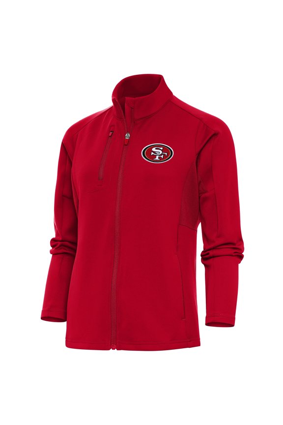 Women's Antigua Scarlet San Francisco 49ers Generation Full-Zip Jacket