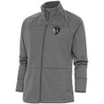 thumbnail image 1 of Women's Antigua  Steel Sporting Kansas City Brushed Metallic Links Full-Zip Raglan Golf Jacket, 1 of 1