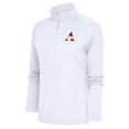 thumbnail image 1 of Women's Antigua White Alcorn State Braves Tribute Digital Thermal Half-Zip Pullover Top, 1 of 1