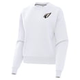 thumbnail image 1 of Women's  Antigua  White Arizona Cardinals Victory Pullover Sweatshirt, 1 of 2