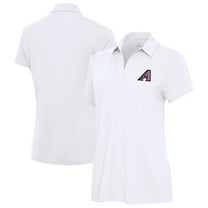 Women's Antigua White Arizona Diamondbacks Era Stars and Stripes Team Logo Polo